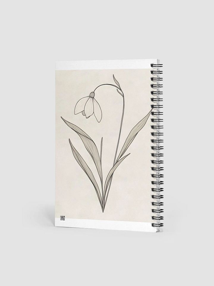 Snowdrop Notebook product image (2)