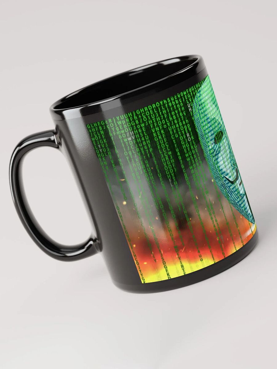 Matrix/Hacker With Fire Mug product image (3)