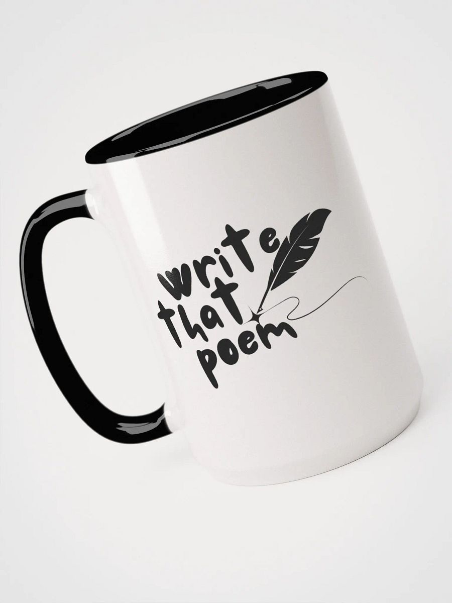 Write That Poem Two-Tone Ceramic Mug product image (4)