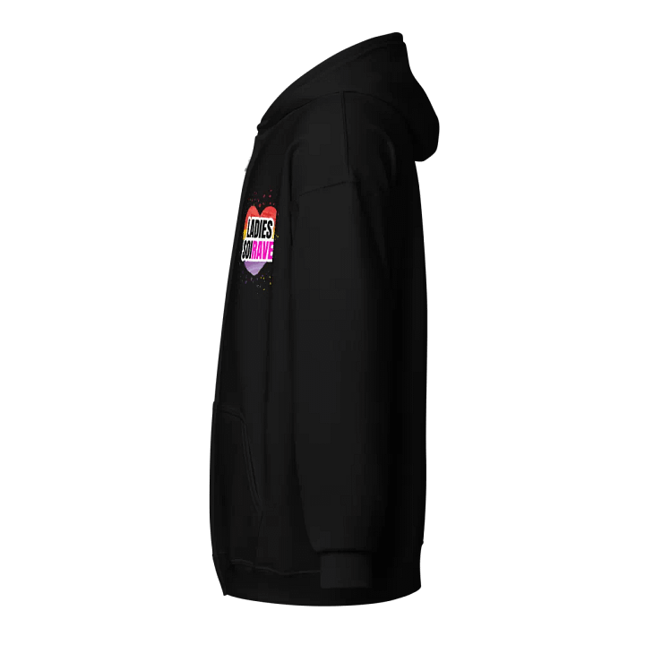 Ladies SoiRave Heart Unisex Heavy Blend Zip Hoodie product image (2)