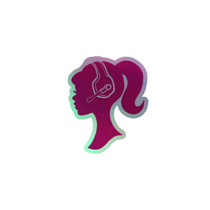 TamTamBarbie Pink Holographic Sticker product image (2)