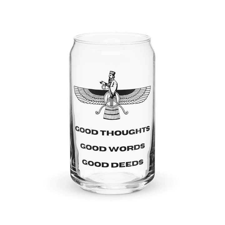 Faravahar Persian Design Glass Good Thoughts Good Words Good Deeds product image (2)