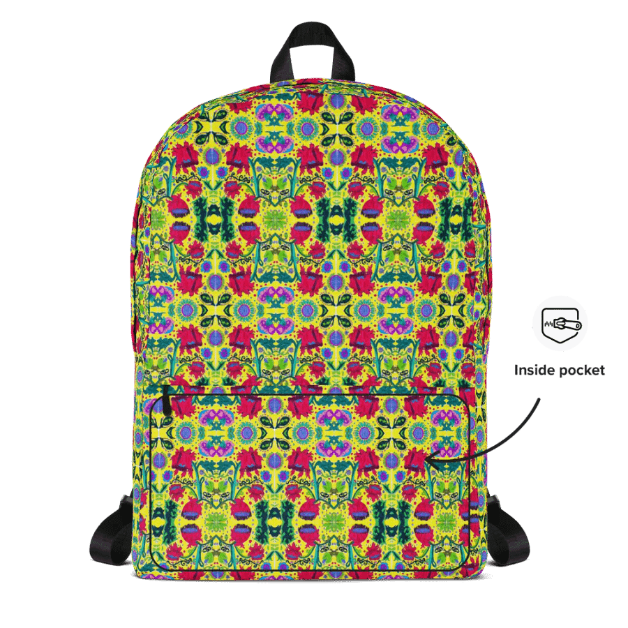 Abstract Poppy Flowers Back Pack product image (9)