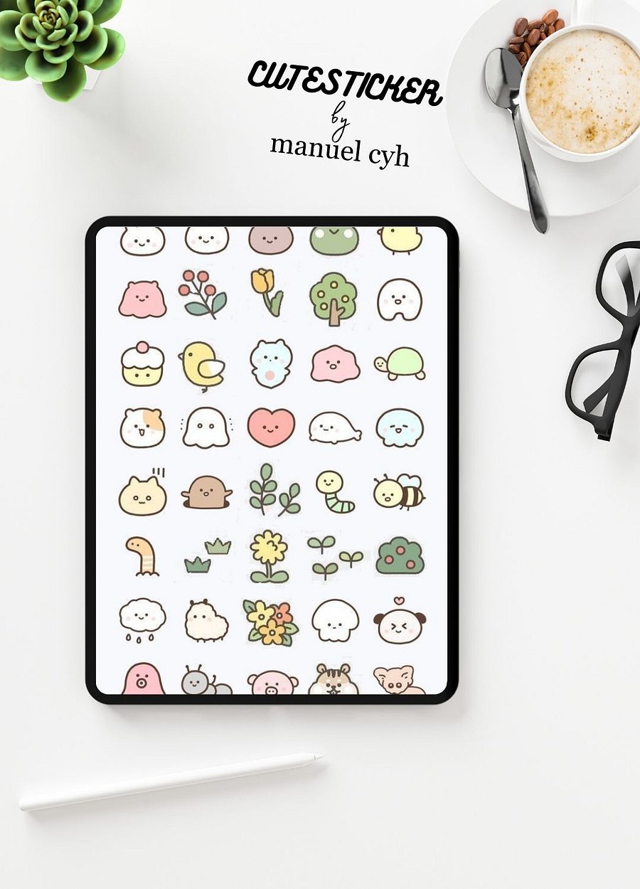Cute Character & Nature Sticker Assortment product image (11)