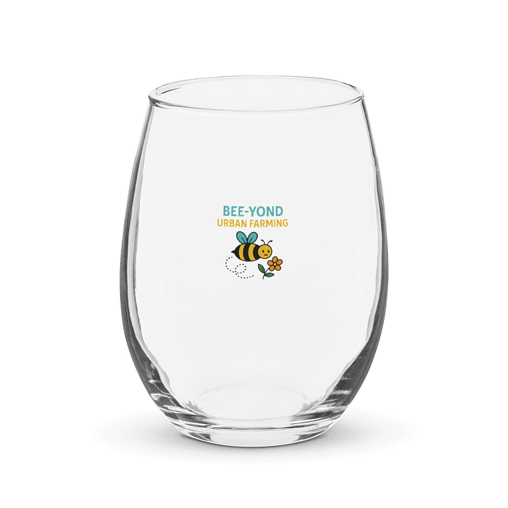 BEE-YOND URBAN FARMING Stemless Wine Glass product image (1)
