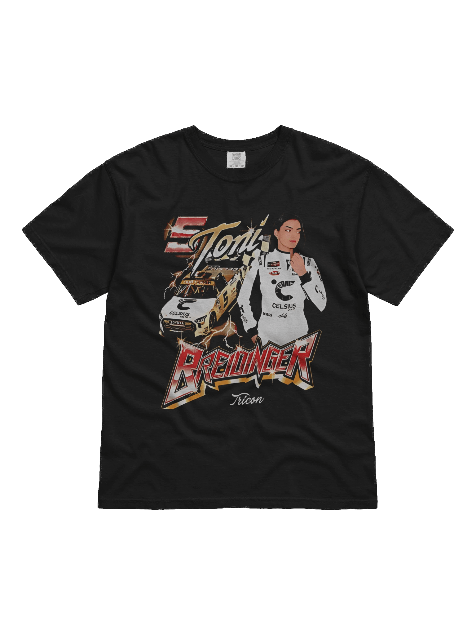 Officiel 2025 Celsius Toni Breidinger – Édition Course NASCAR T-shirt product image (1)