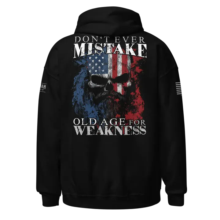 Don't Mistake Old Age for Weakness Hoodie product image (1)