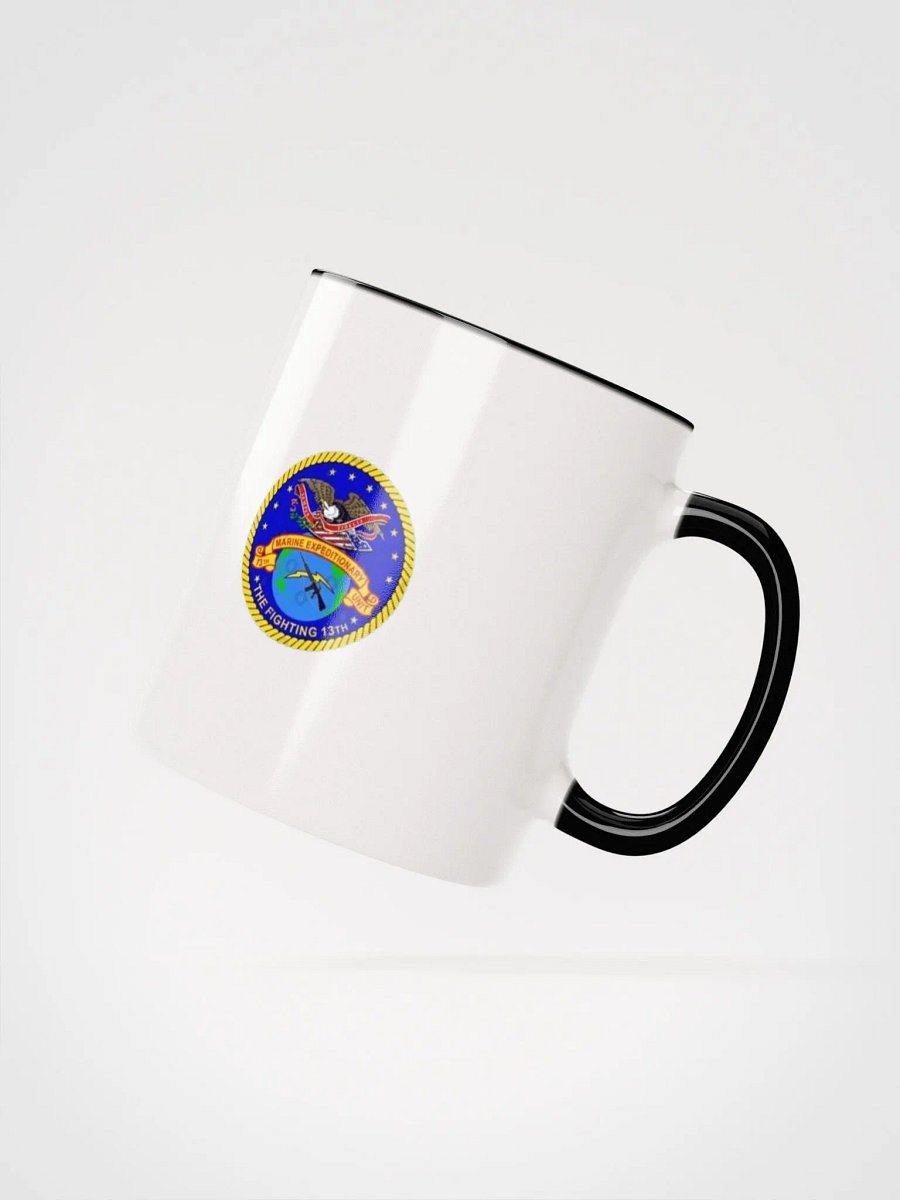 13th Marine Expeditionary: Coffee Cup White Exterior/Black Interior product image (2)