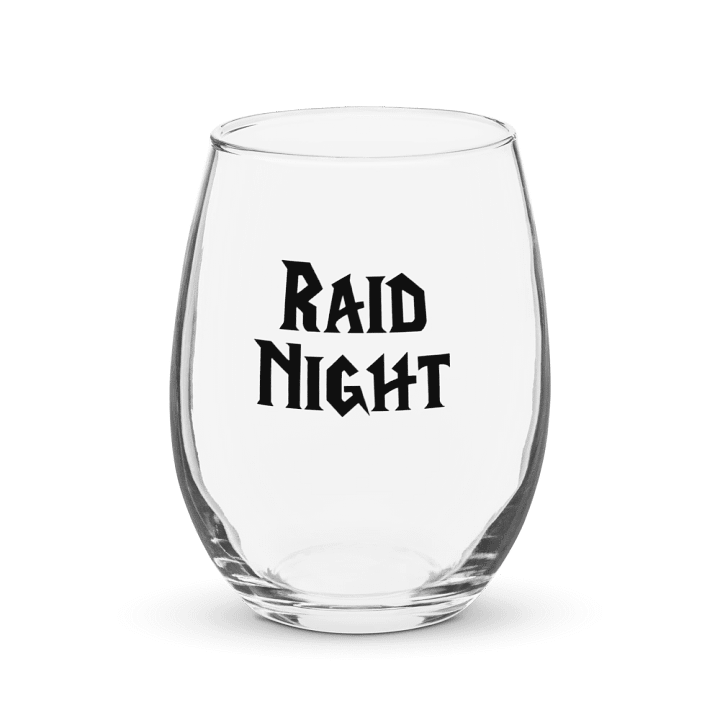 Raid Night | World of Warcraft | Wine Glass product image (1)