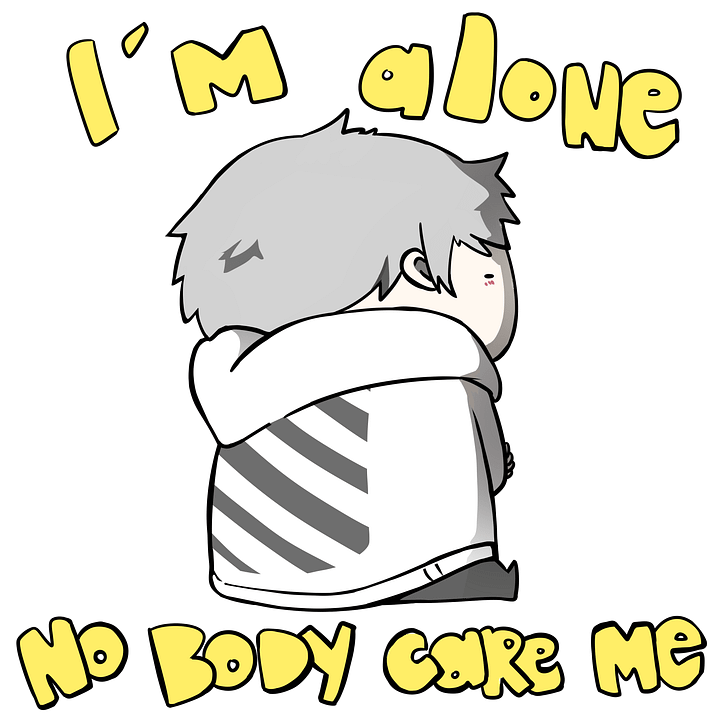 Im Alone Nobody Care Me - Sticker product image (2)