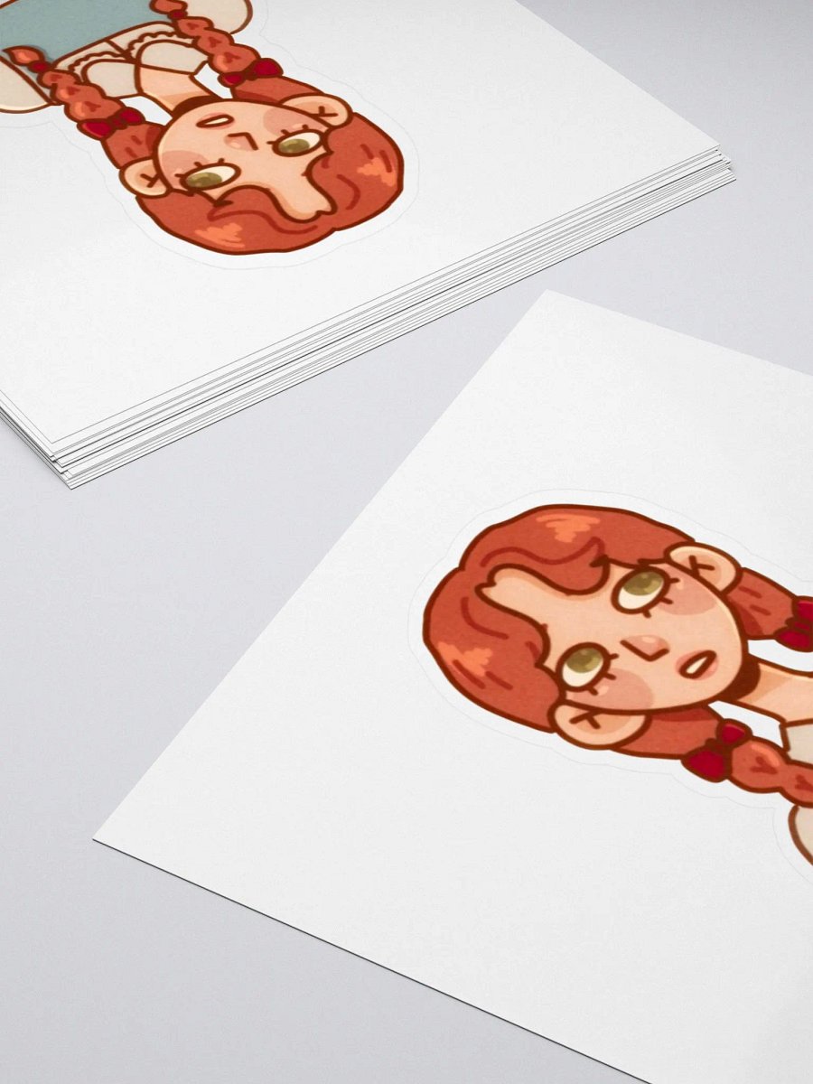 Garden Colours: Braided Belle Kiss Cut Sticker product image (4)