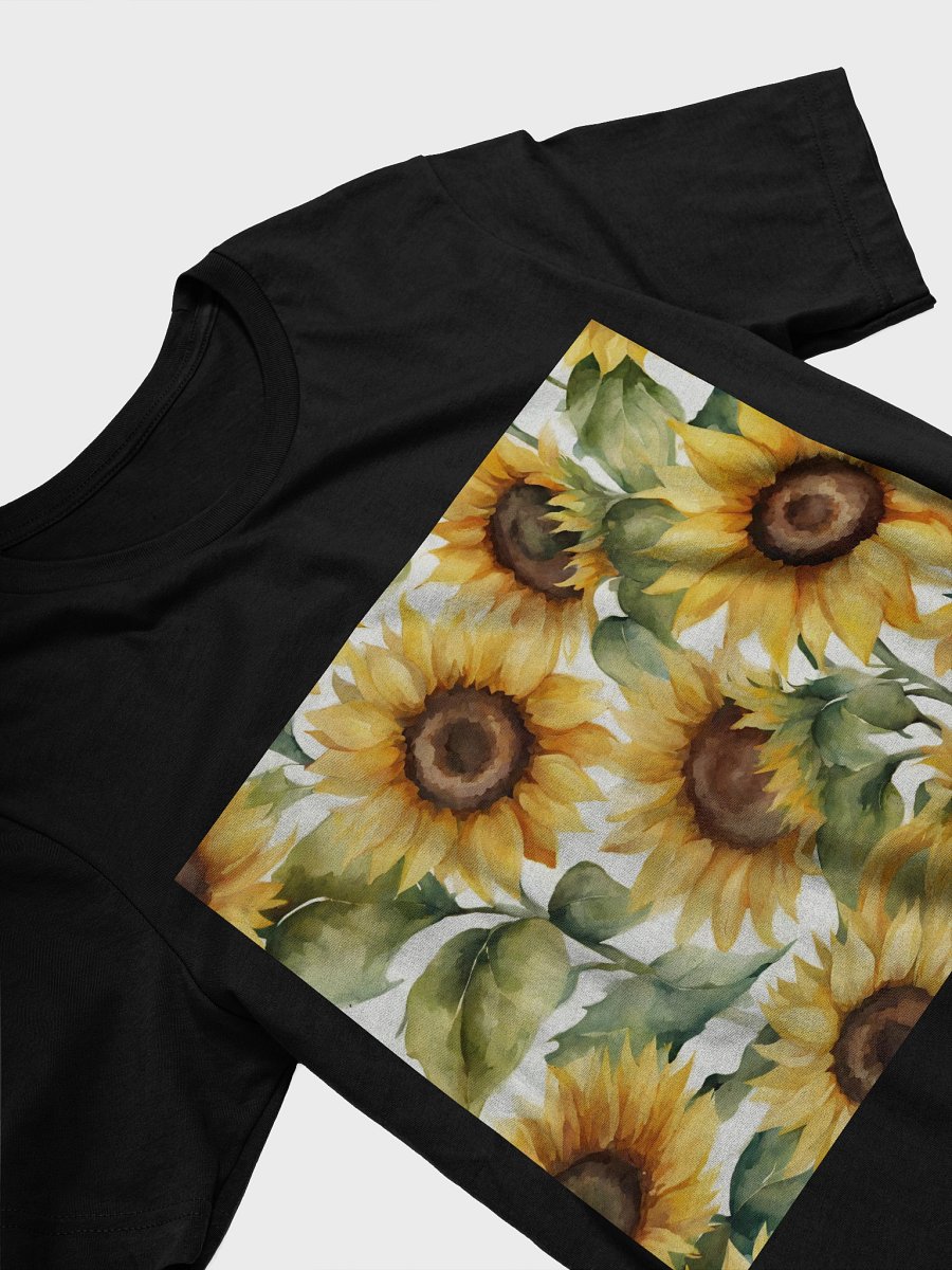 Vibrant Sunflower Watercolor T-Shirt product image (3)