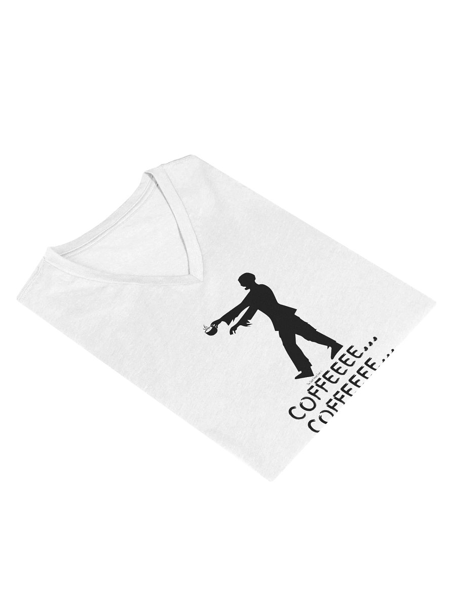 Coffee Zombie Black - Women's V-Neck Tee product image (8)