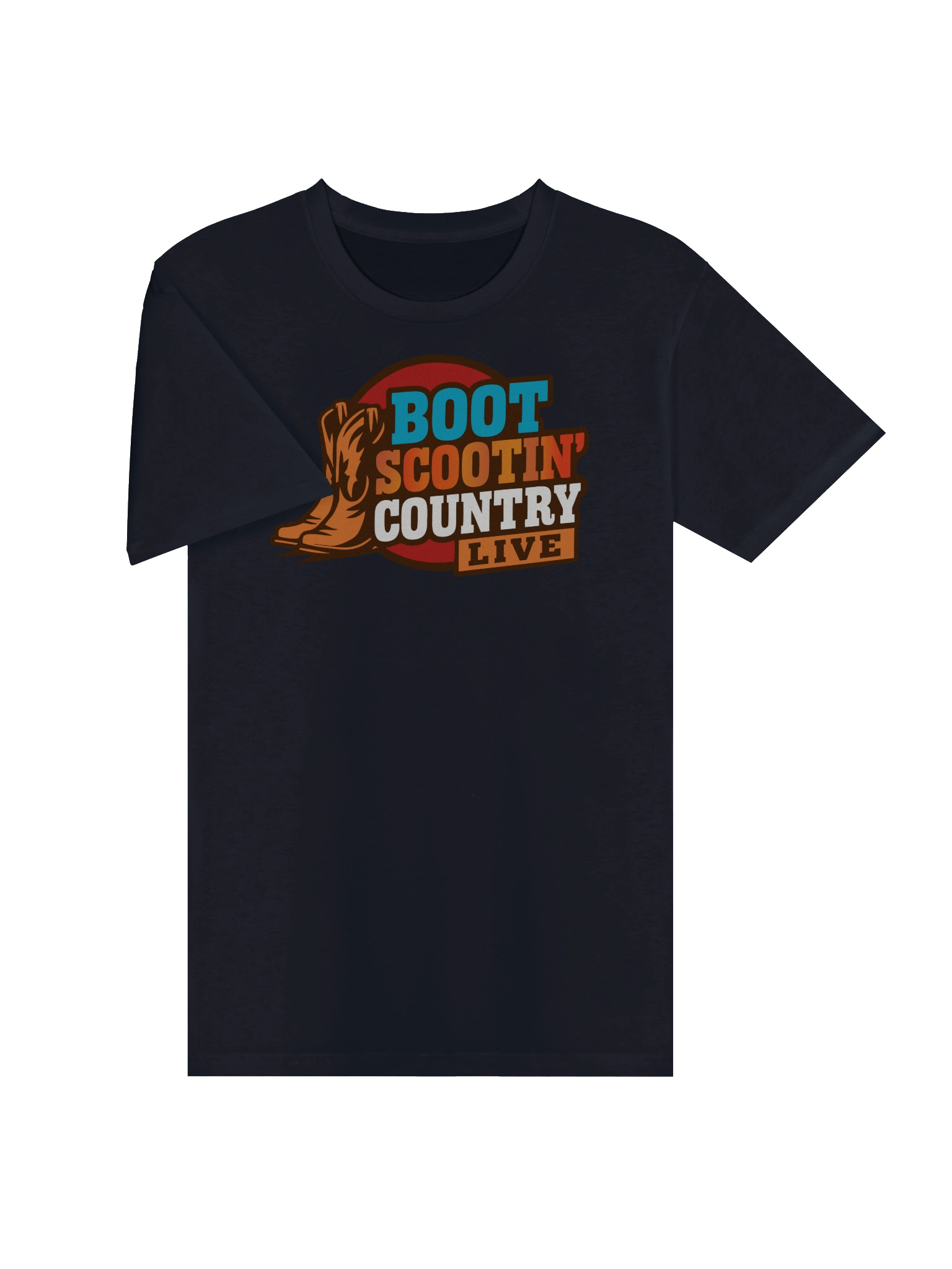 Boot Scootin’ Country Live Classic Logo Tee product image (9)