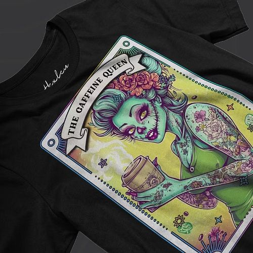 ☕👑 Long may she reign (and never decaf). 👑☕

Meet your new favourite tee: the Caffeine Queen. Perfect for anyone who’s 90% es...