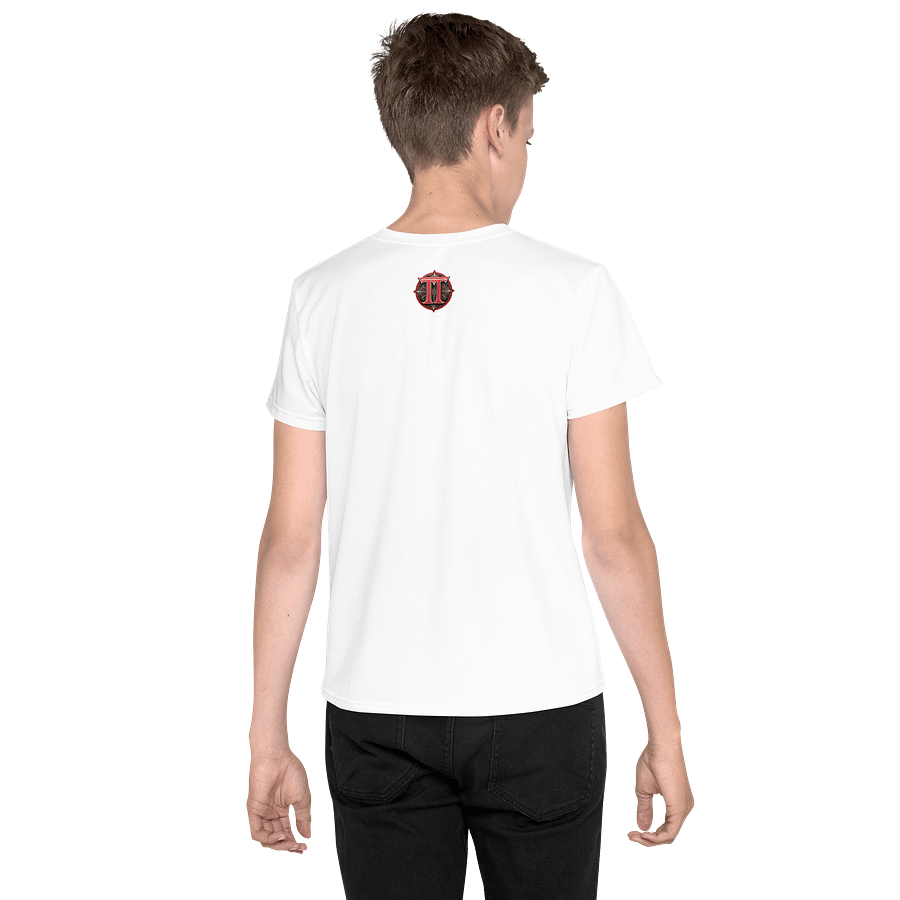 Youth Crew Neck T-Shirt bright cosmos product image (4)