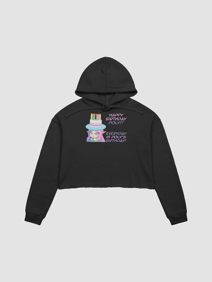 Happy Birthday Poly - Crop hoodie product image (3)