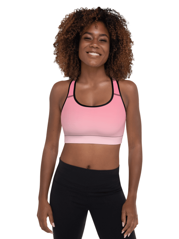 Pink Gradient Delight Sports Bra product image (2)