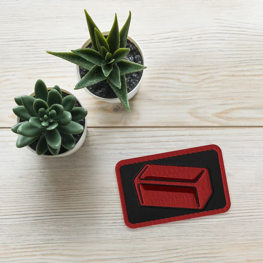 Red Sample Embroidered Patch product image (4)