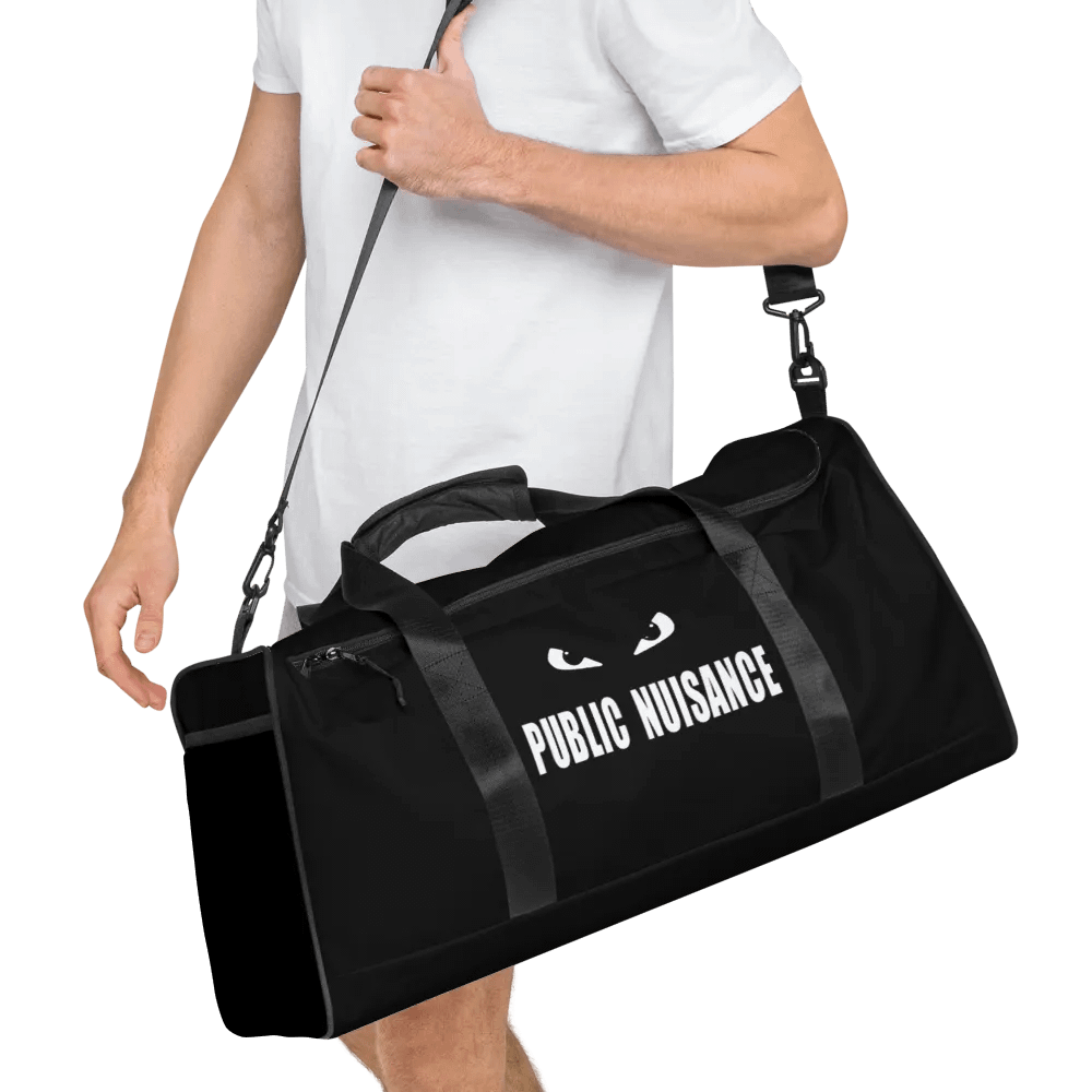 Public Nuisance: Black Block Duffle Bag product image (8)