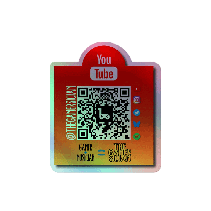 Support the 'sician Holographic Sticker product image (2)