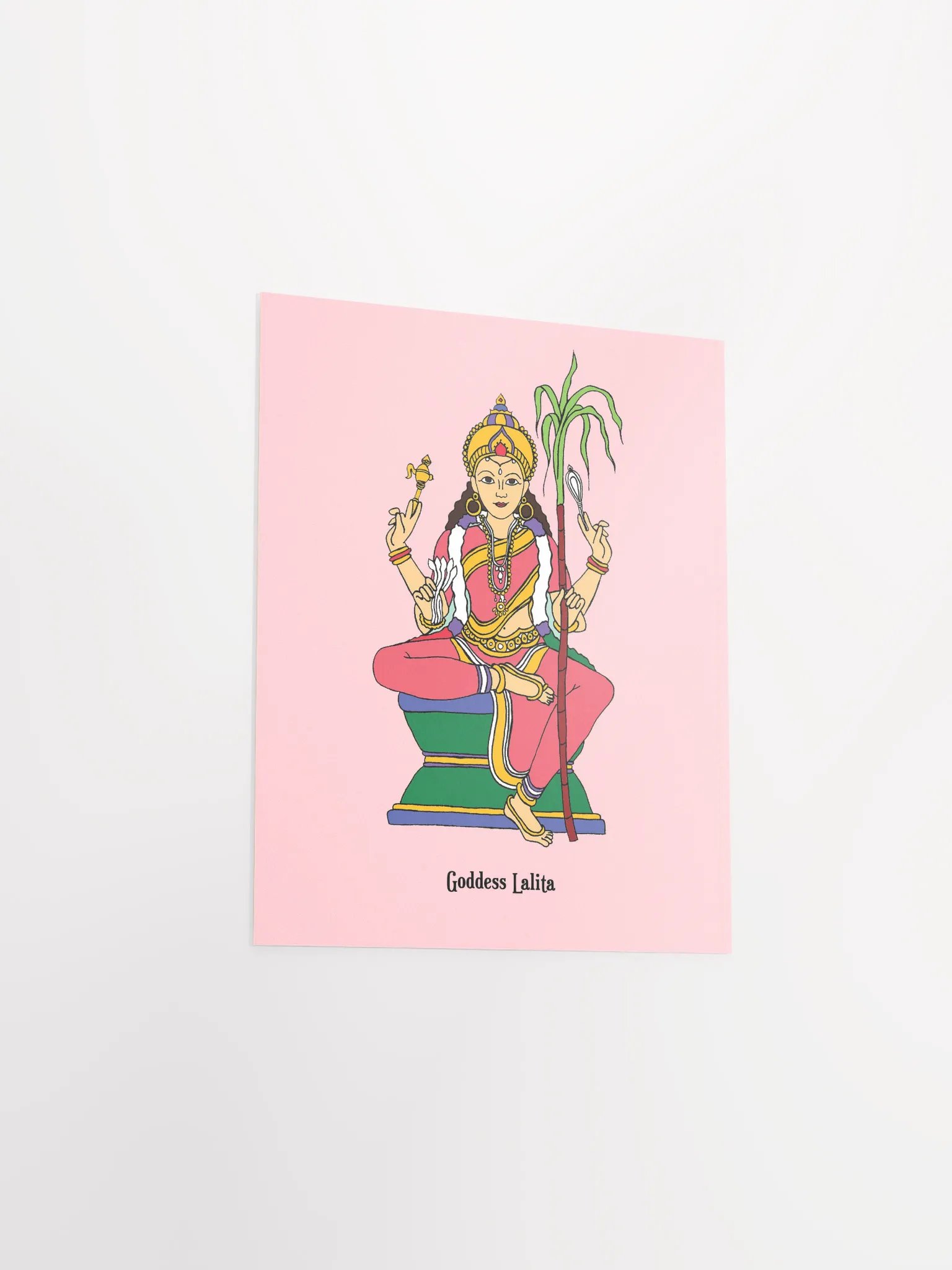 Goddess Lalita 8x10 Print product image (3)