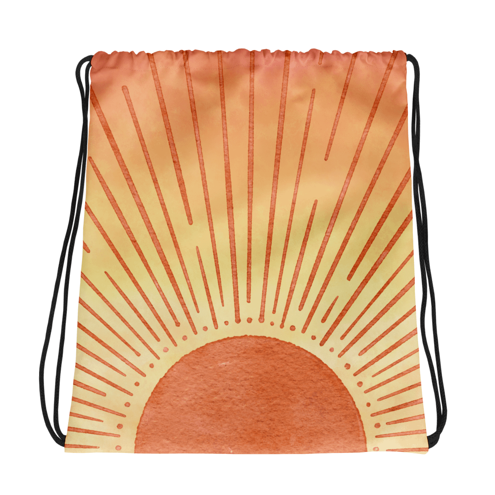 Sunrise Horizon Drawstring Bag product image (1)