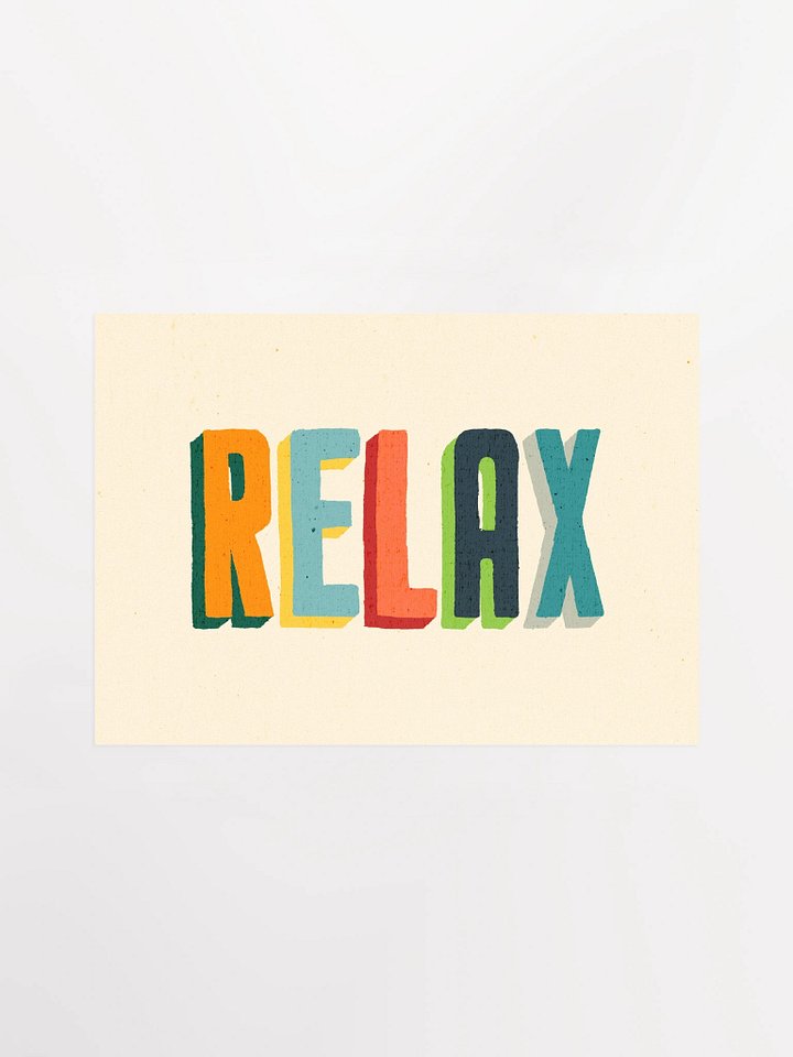 Relax art print product image (1)