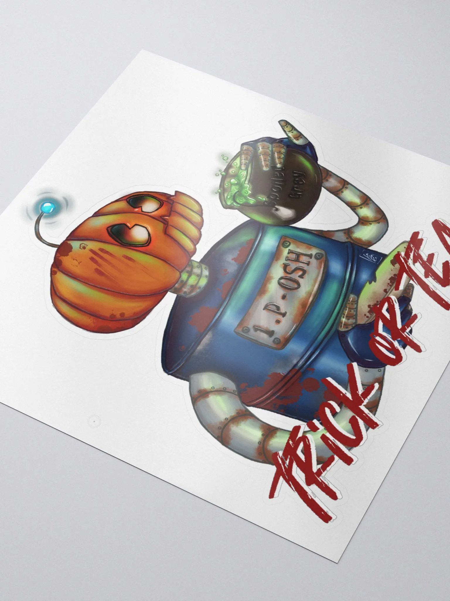 Trick Or Tea Sticker product image (1)
