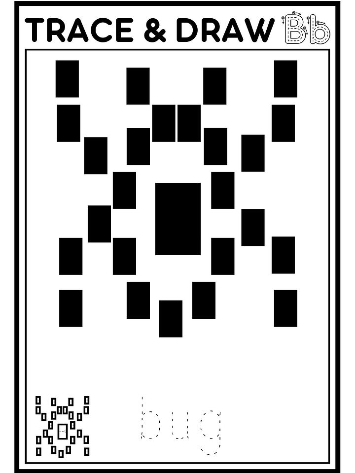 letter b tracing worksheets for Preschool & Kindergarten product image (2)