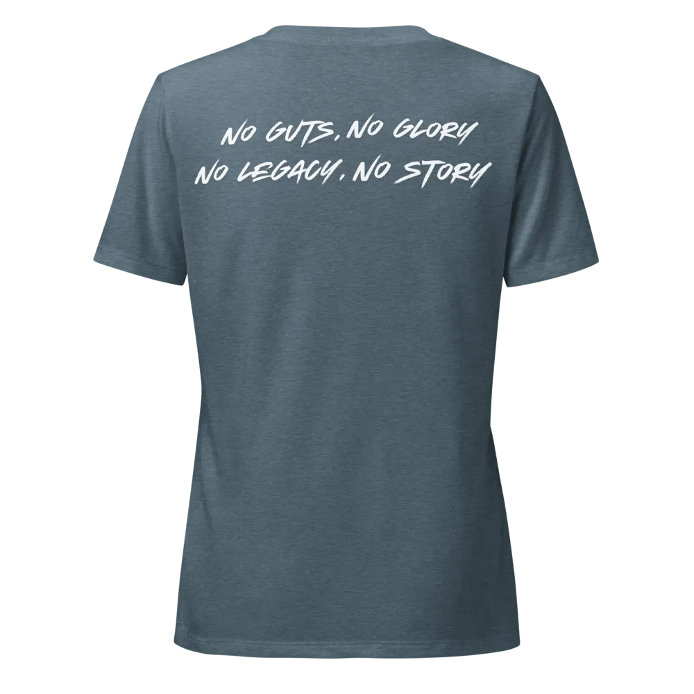 Woman's V Neck | Blue Jean | White/Blue product image (3)