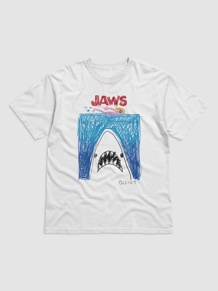 🦈 "JAWS" CreepyKids Horror Unisex Tee Art Print 💀 product image (1)
