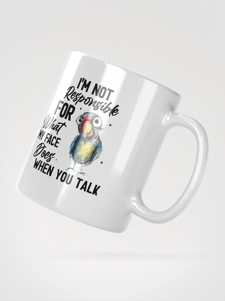 Parrot Not Responsible Glossy Mug product image (5)