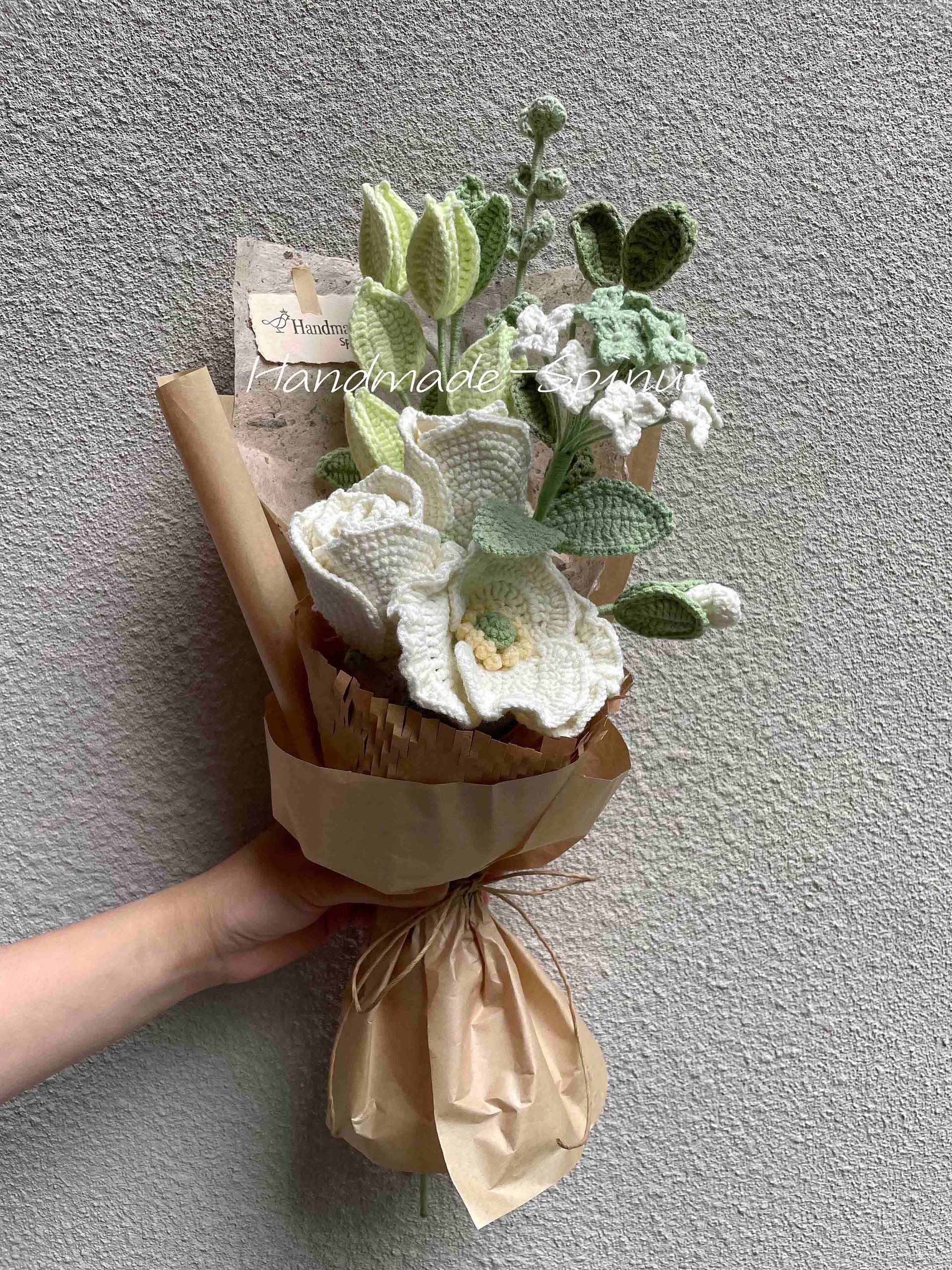 Yellow+Green - The Taste Of Early Summer Crochet Knit Bouquet product image (3)