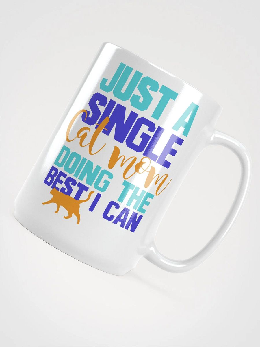 Single cat mom - mug product image (4)