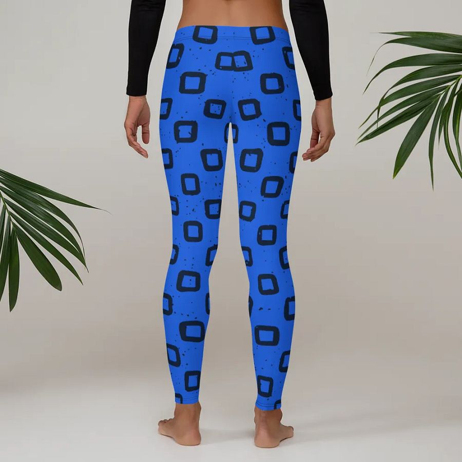 Customizable Chic Blue Leggings product image (4)