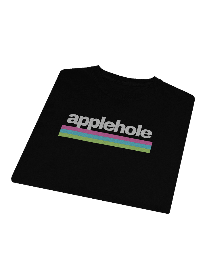 "Applehole" T-Shirt – Funny Asshole Graphic Long Sleeve Tee | Sarcastic Hippo Viral Humor Long Sleeve Shirt product image (1)