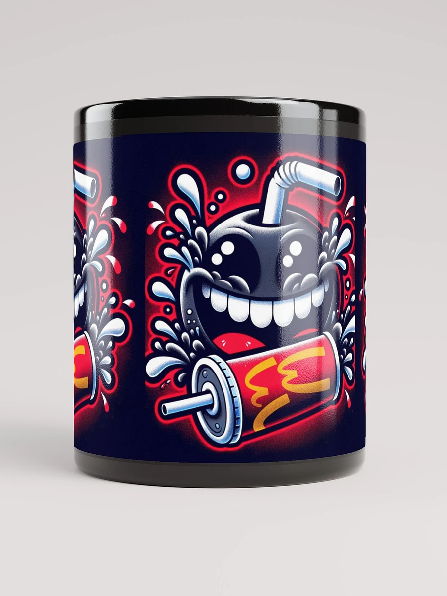 The Burger Brigade Juice Menace Black Glossy Mug - Kenyon Long Comedy product image (5)