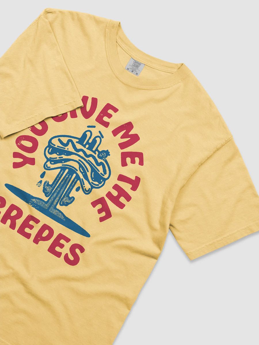 You Give Me the Crepes | Funny Retro-Style Hipster T-Shirt of a Crepe Mascot for Introverts and the Anti-Social product image (17)