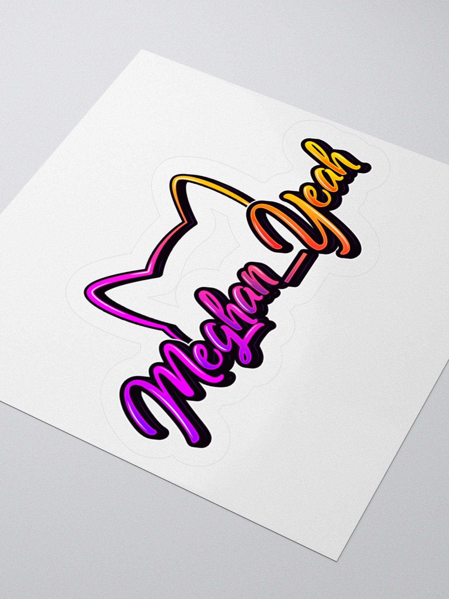 Meghan Yeah Sticker product image (8)