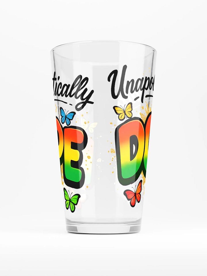Dope Butterfly Shaker Pint Glass product image (1)