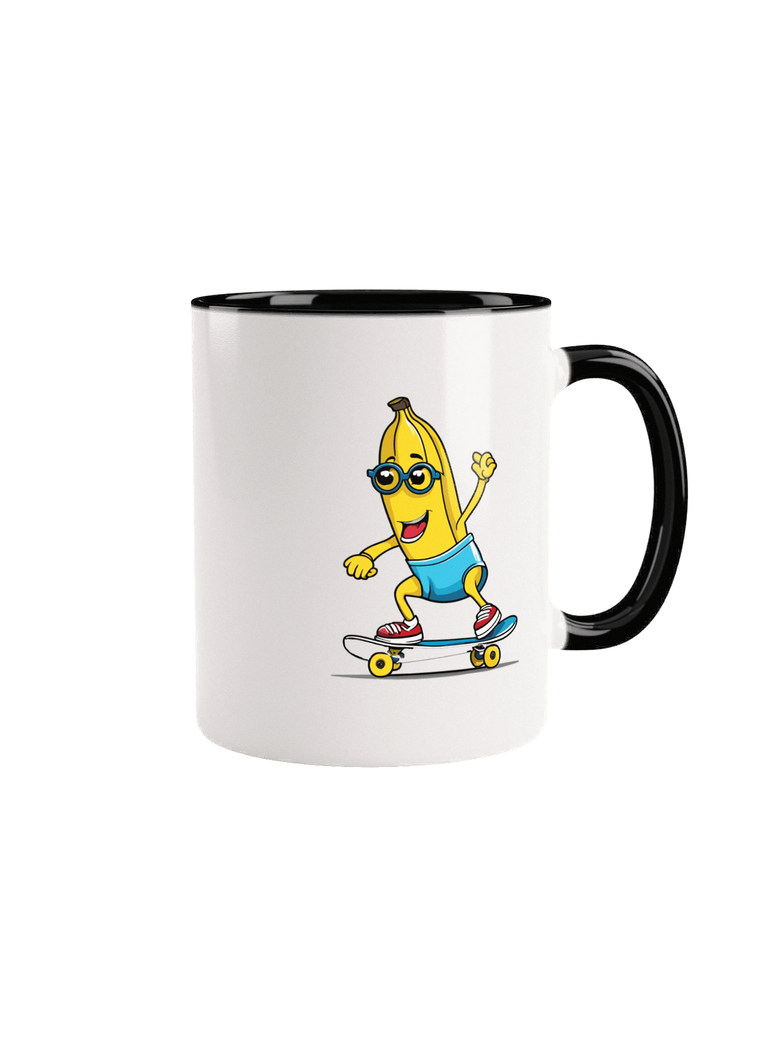 Skateboarding Bananas Ceramic Mug product image (1)