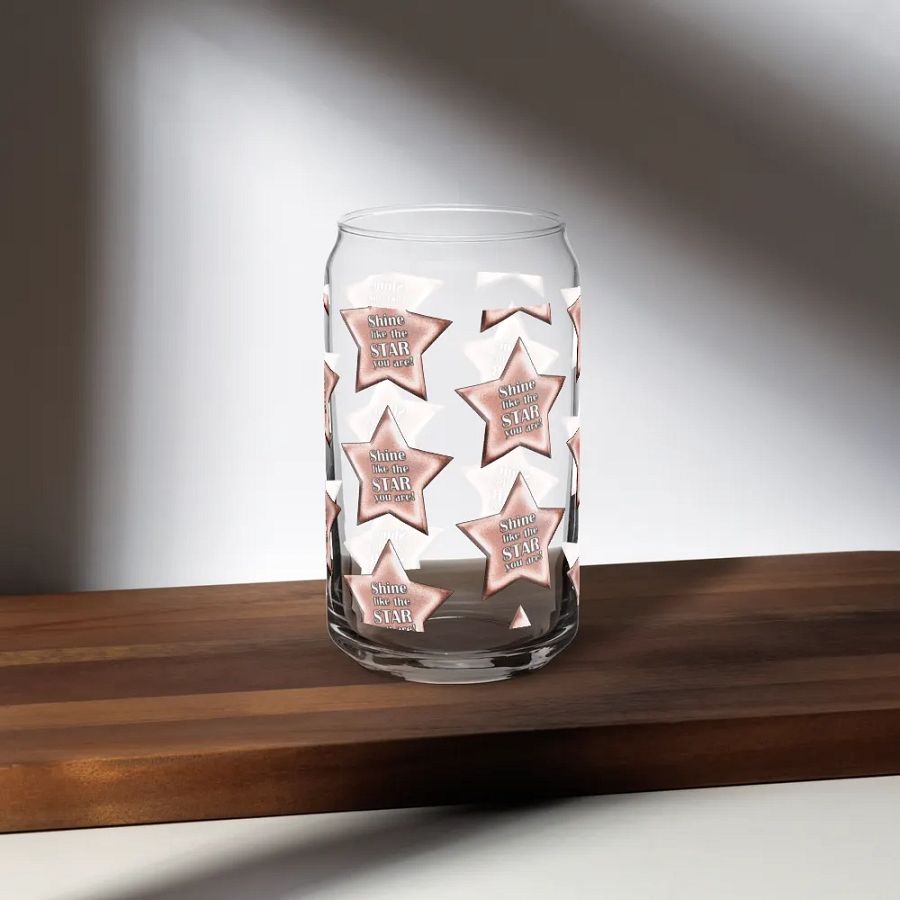 Shining Star Glass (Pink Star) product image (5)
