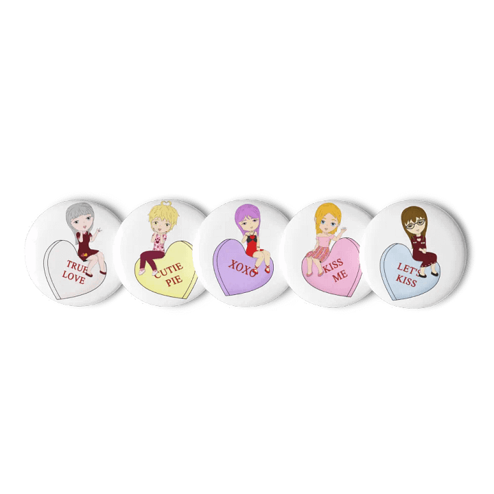 Choco Ichigo! Candy Heart Pins Part 1 product image (3)