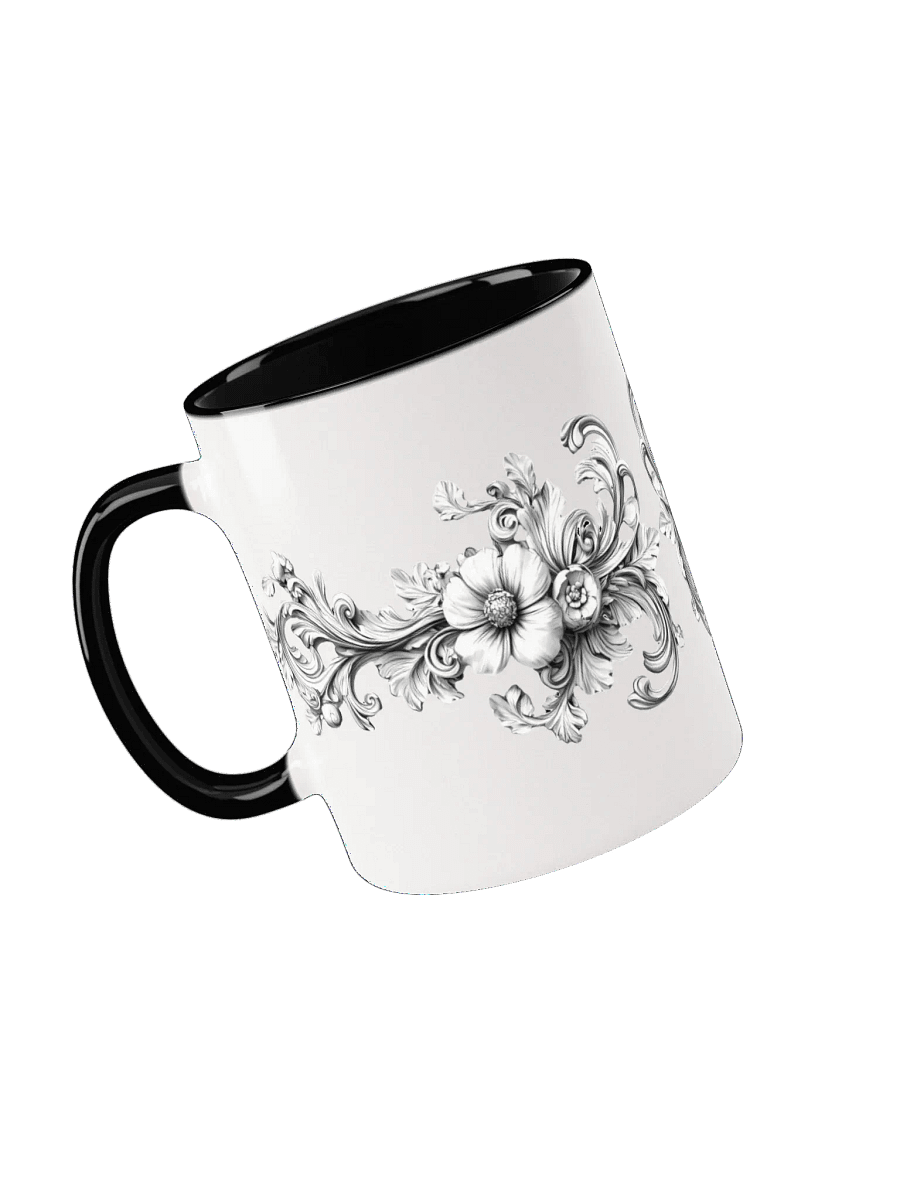 Symmetrical Blooms Ceramic Mug product image (4)