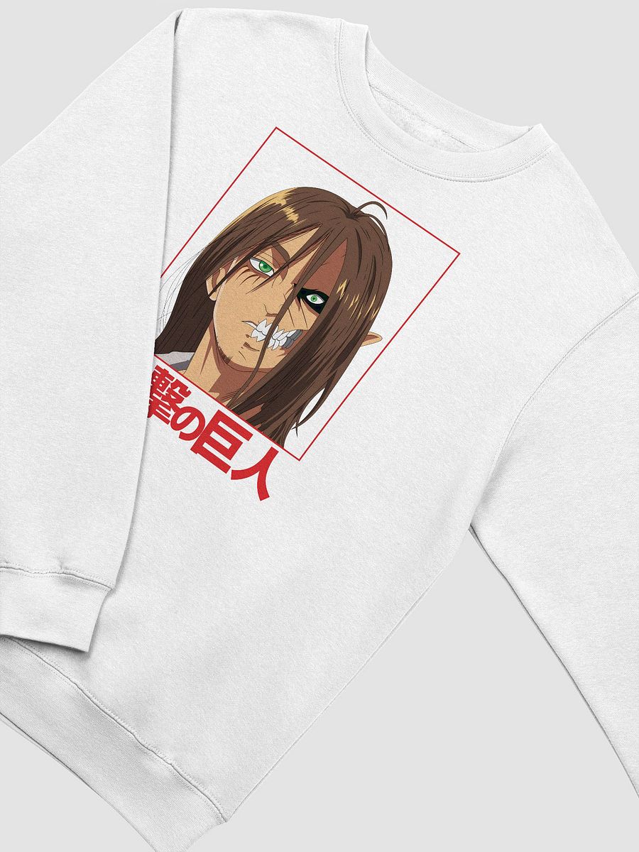 Eren Yeager Half Titan Transformation Art Crewneck Sweatshirt product image (2)