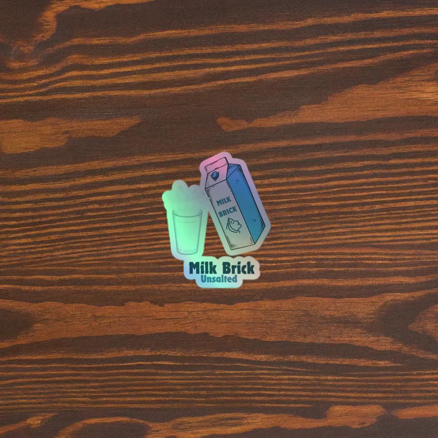 Milk Bricks Holo Sticker product image (3)