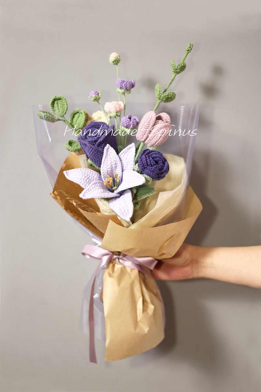 Purple Poetic Crochet Knit Bouquet product image (3)