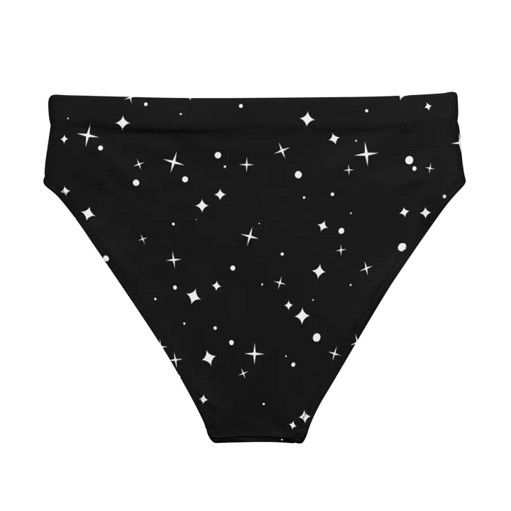 Cosmic Black High Waisted Bikini Bottom product image (2)