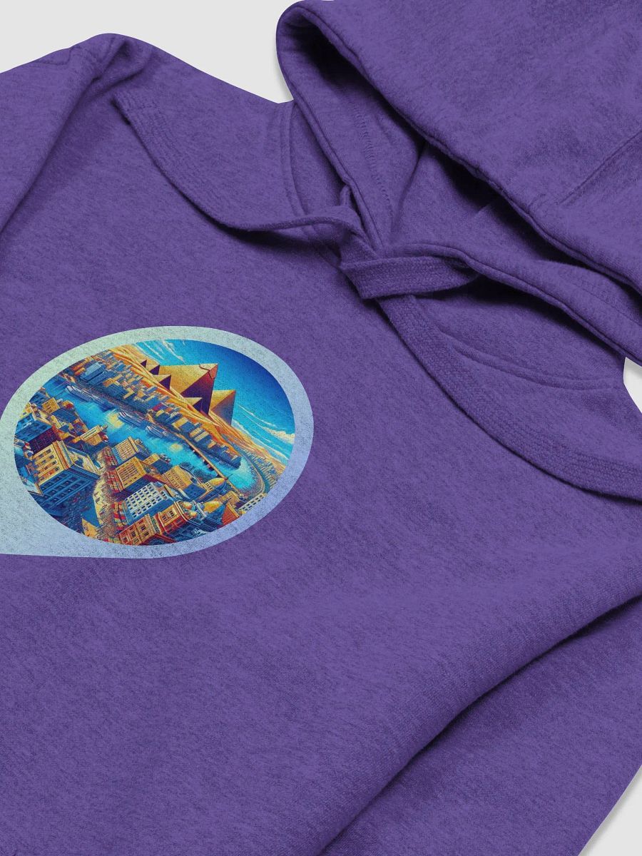 Urban Oasis Unisex Premium Hoodie | AI Design: Future Vision of Cairo product image (3)